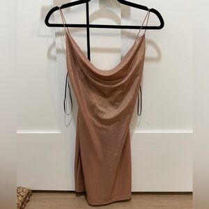 Rose gold dress